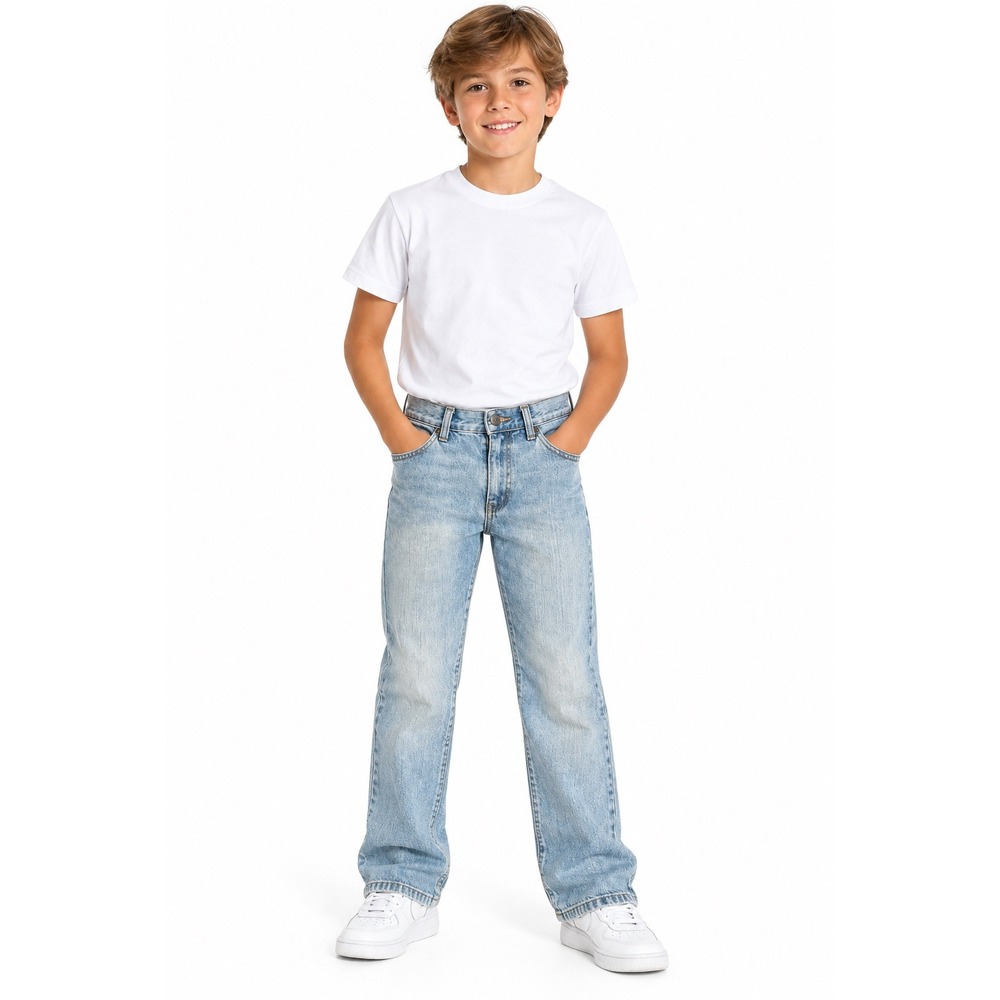 Crazy 8 Boys Light Wash Bootcut Denim Jeans Size 10 Husky 100% Cotton